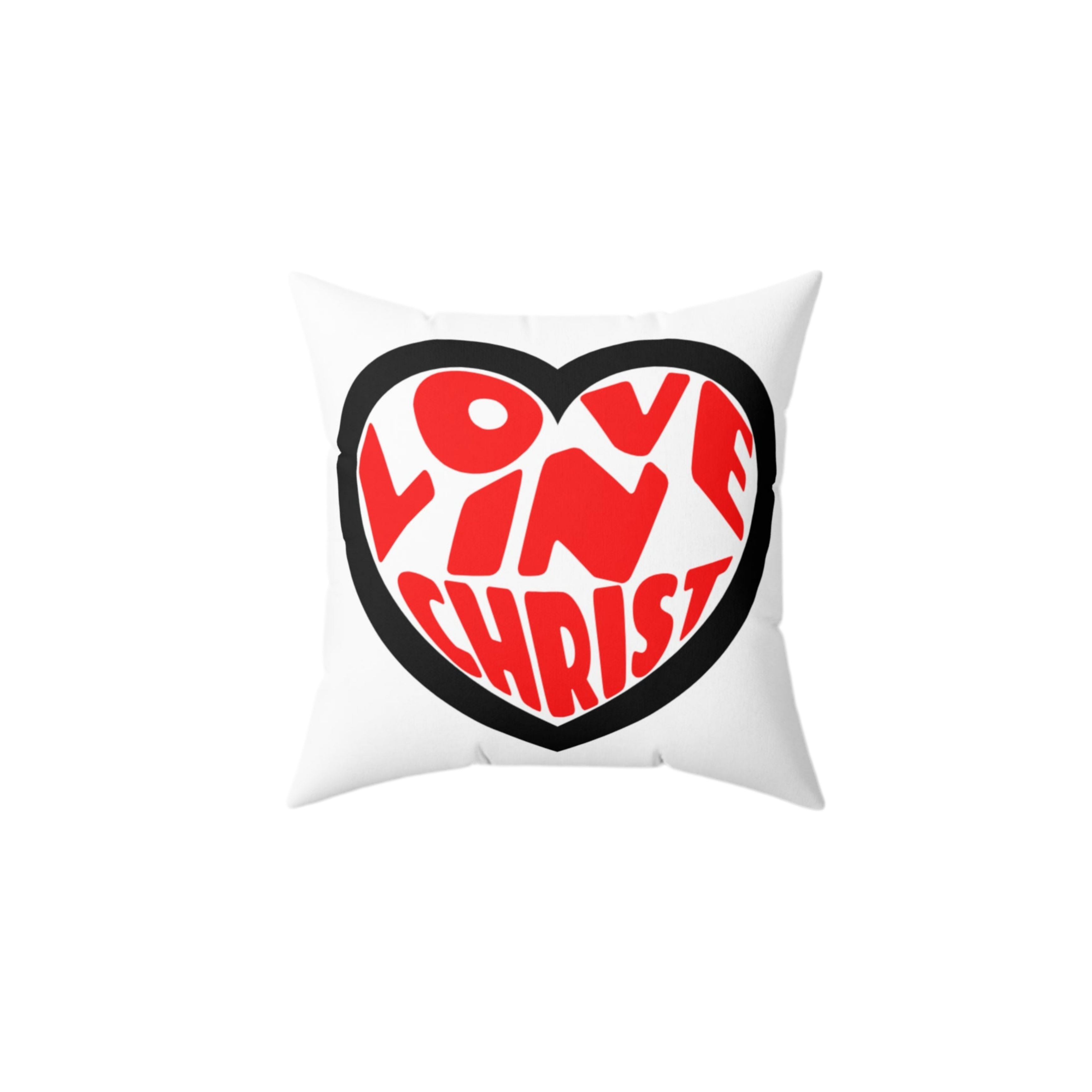 Love In Christ Square Pillow