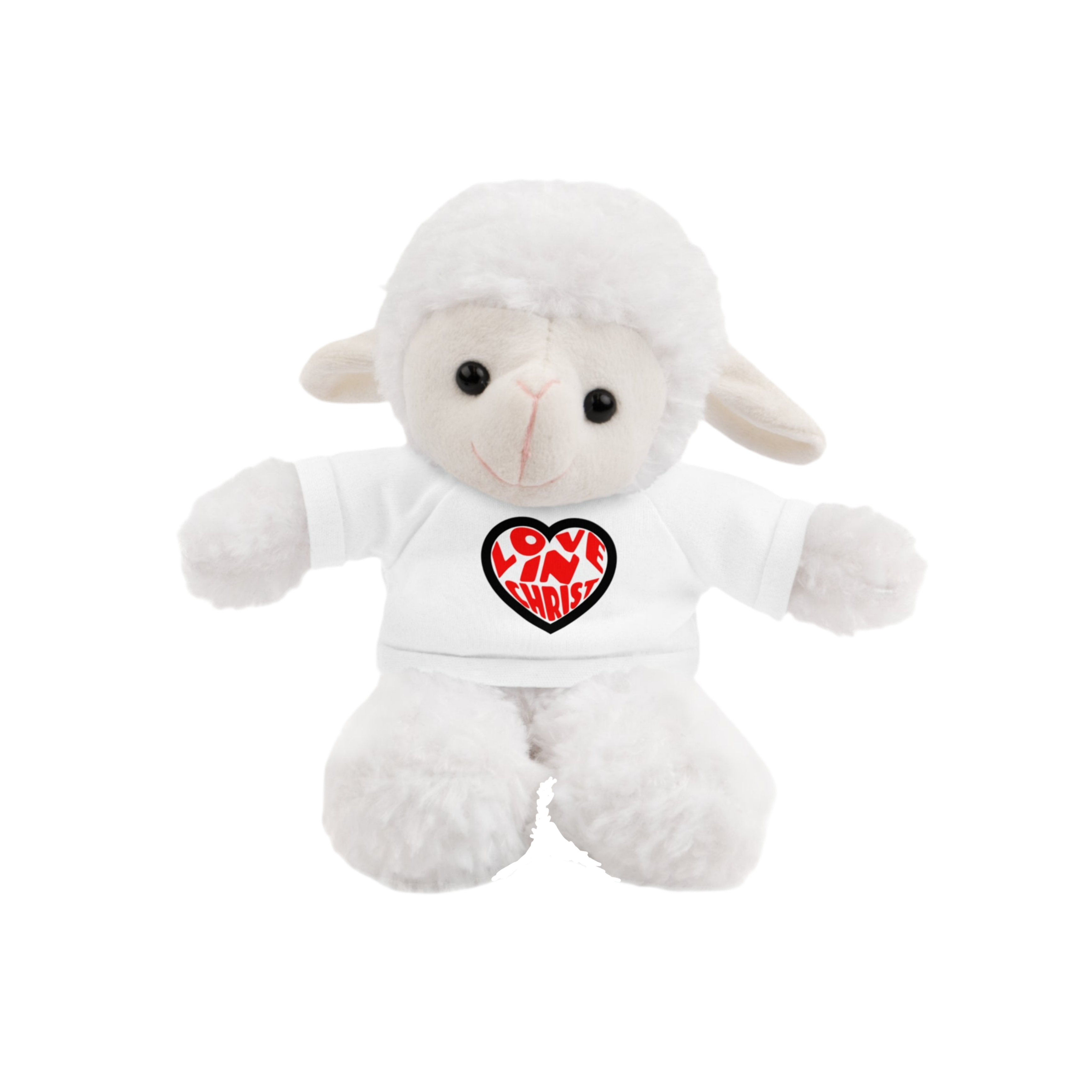 Love in Christ Sheep stuffed animal