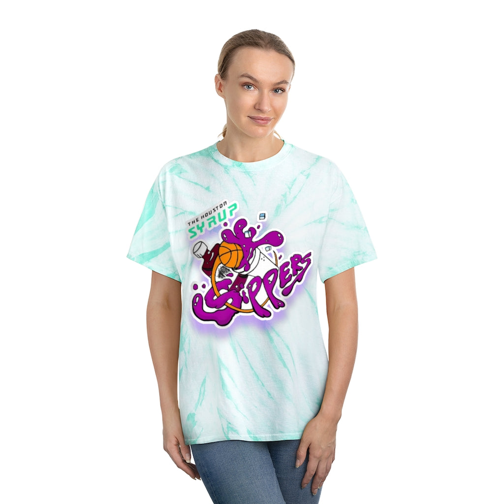 “Houston Syrup Sippers” Tie-Dye Tee