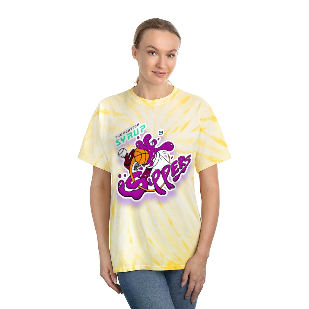“Houston Syrup Sippers” Tie-Dye Tee