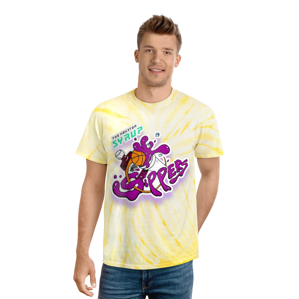 “Houston Syrup Sippers” Tie-Dye Tee