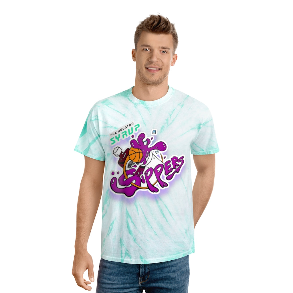 “Houston Syrup Sippers” Tie-Dye Tee