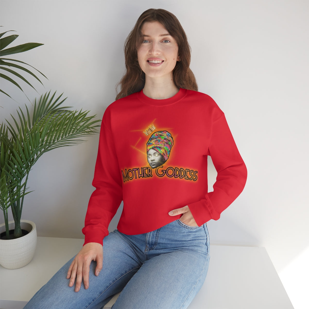 Mother Goddess Crewneck Sweatshirt