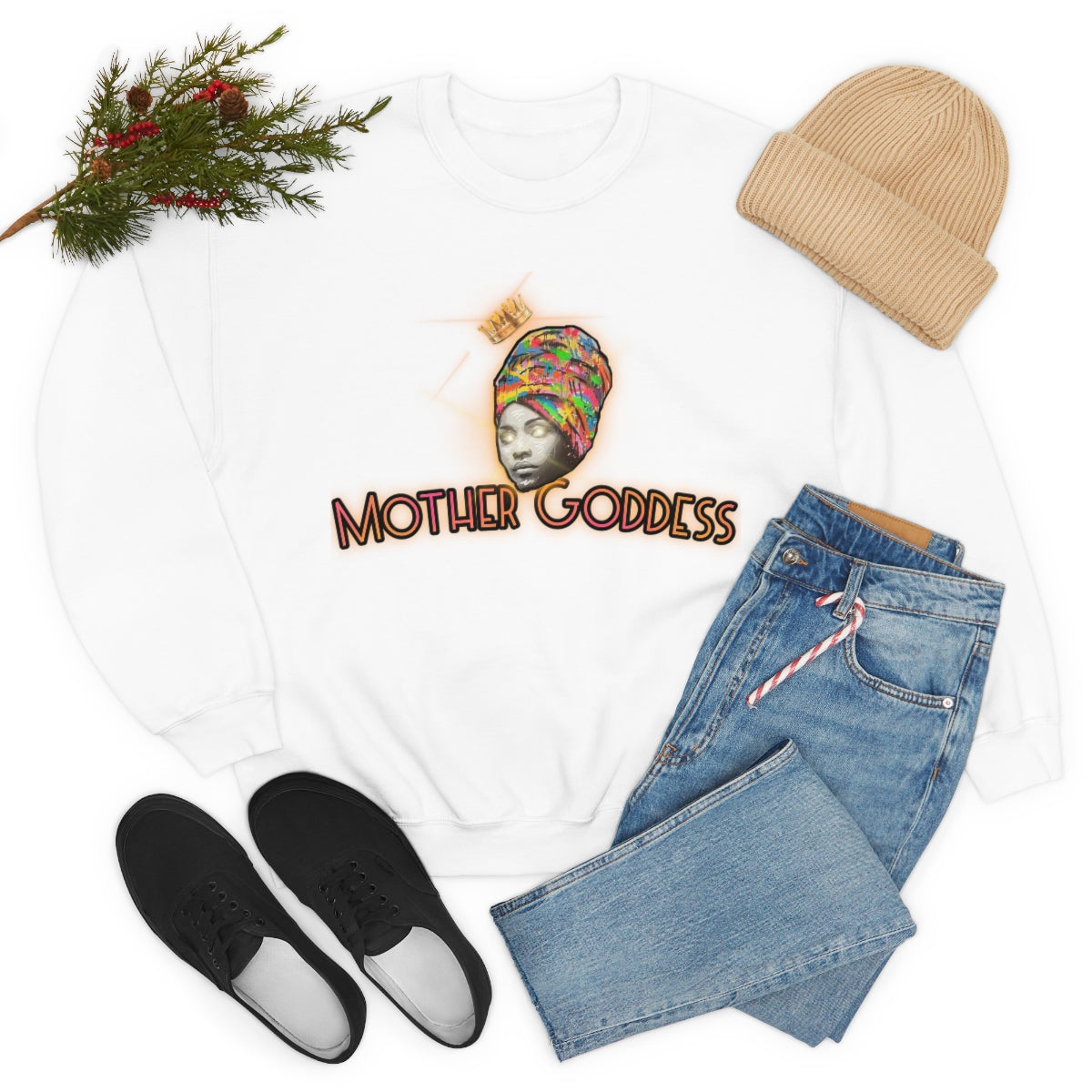 Mother Goddess Crewneck Sweatshirt