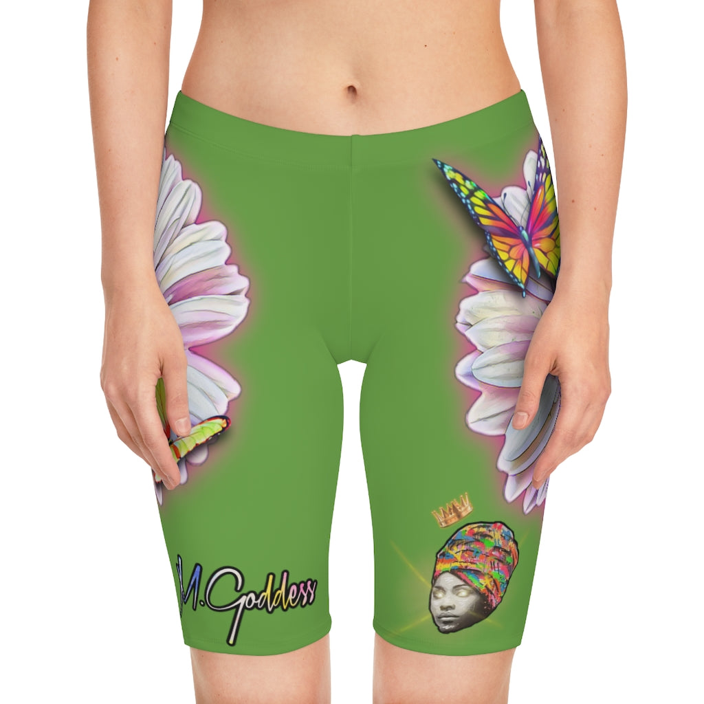 Mother Goddess “Flower Talk” Yoga Shorts