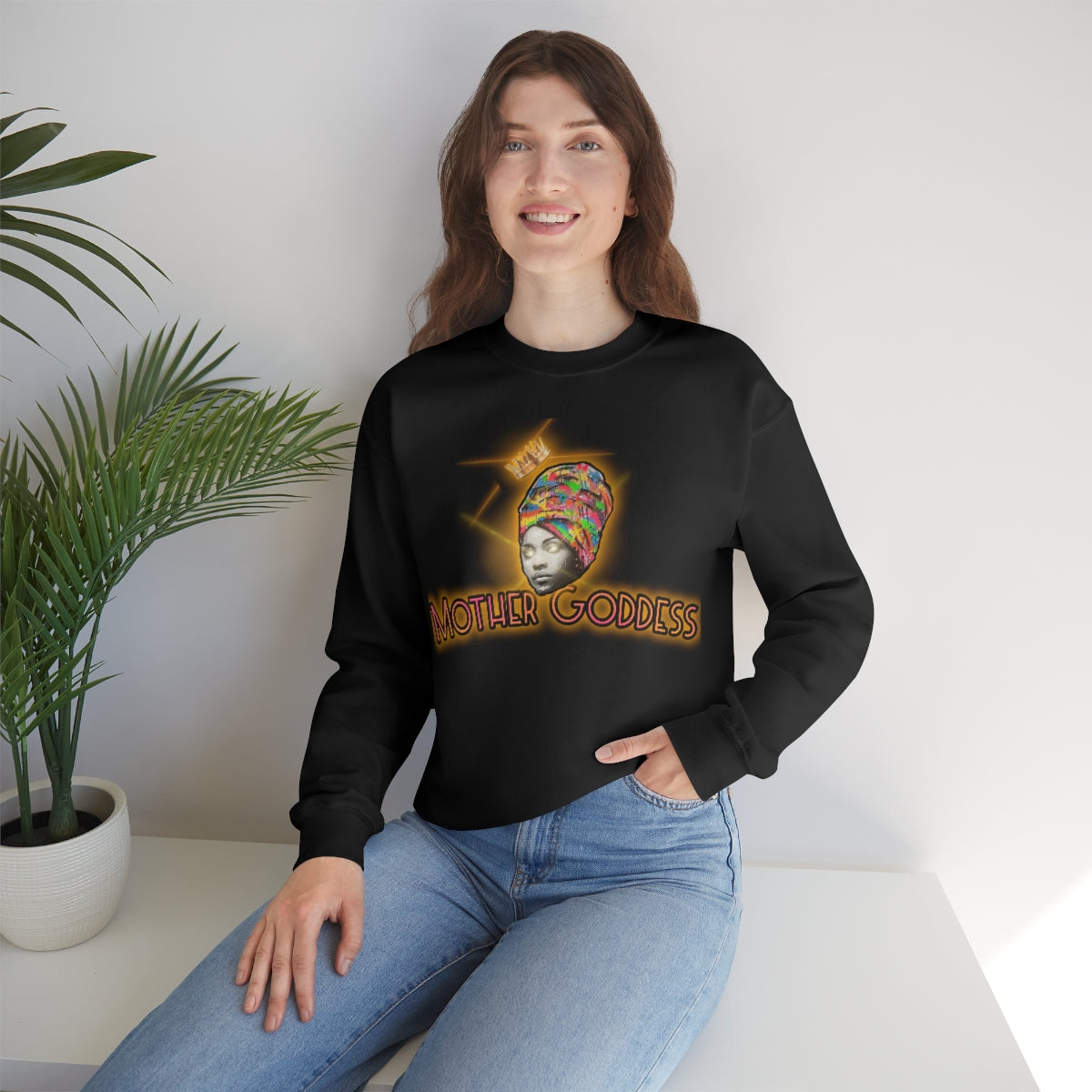 Mother Goddess Crewneck Sweatshirt