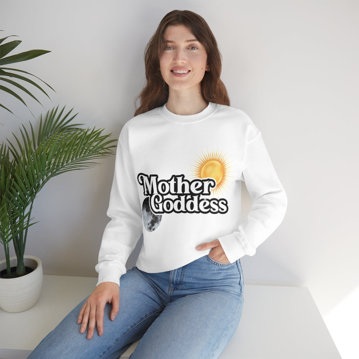 Mother Goddess Crewneck Sweatshirt