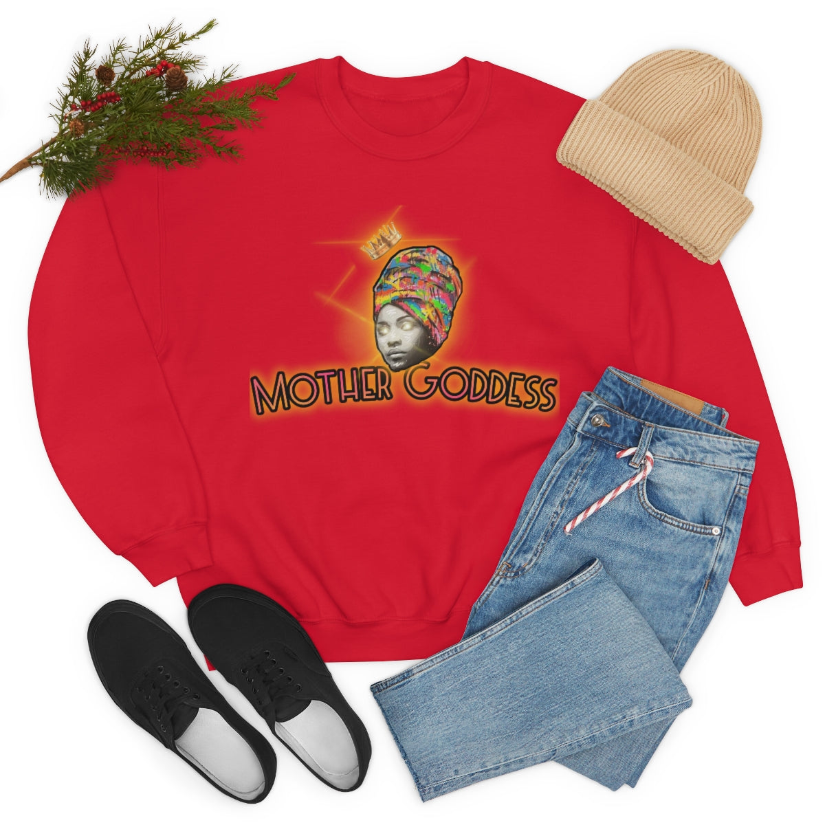 Mother Goddess Crewneck Sweatshirt