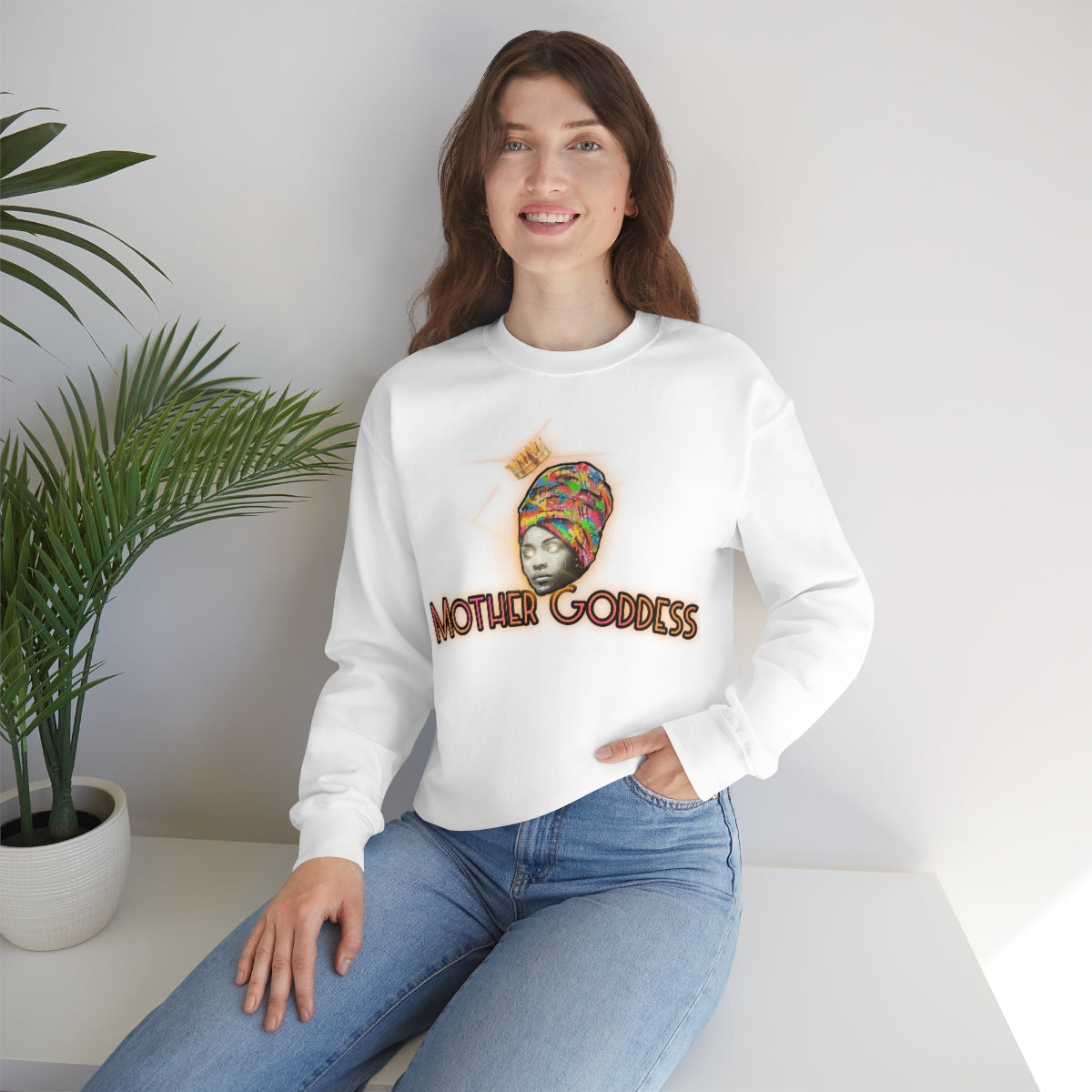 Mother Goddess Crewneck Sweatshirt