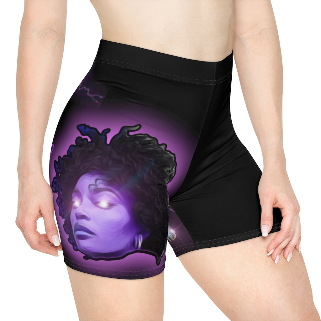 Mother Goddess “Diva” Biker Shorts
