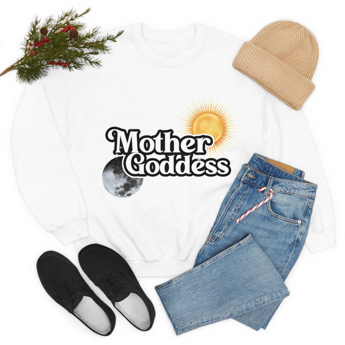 Mother Goddess Crewneck Sweatshirt