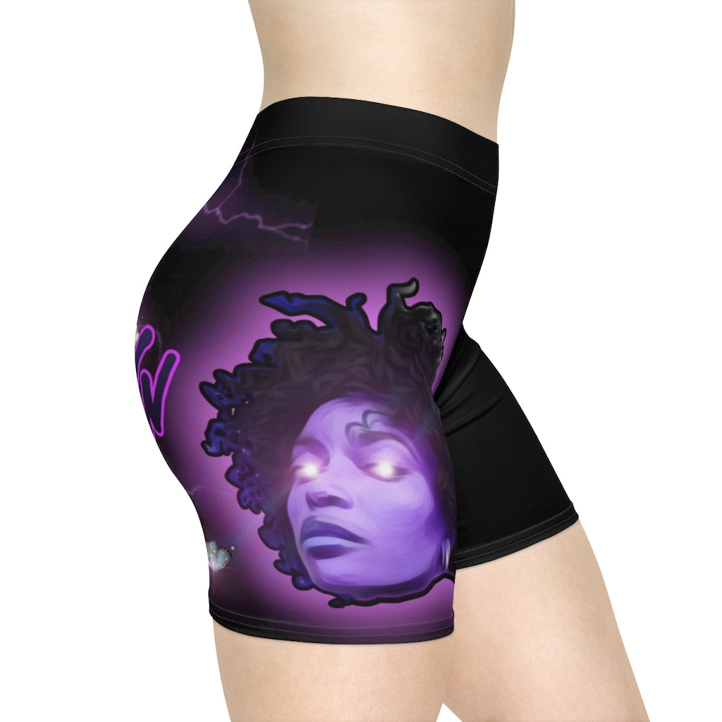 Mother Goddess “Diva” Biker Shorts