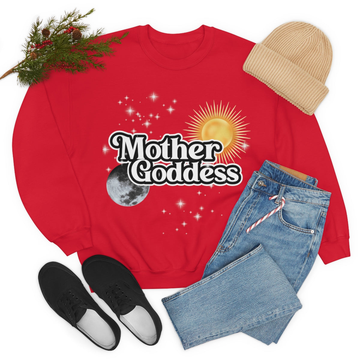 Mother Goddess Crewneck Sweatshirt