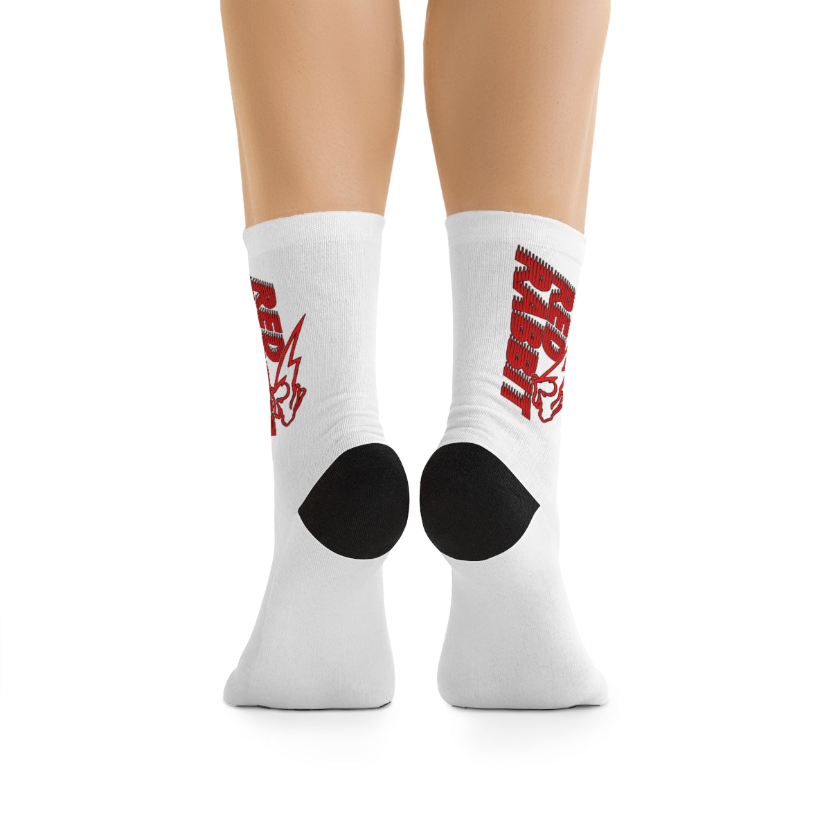 Red Rabbit Track Socks