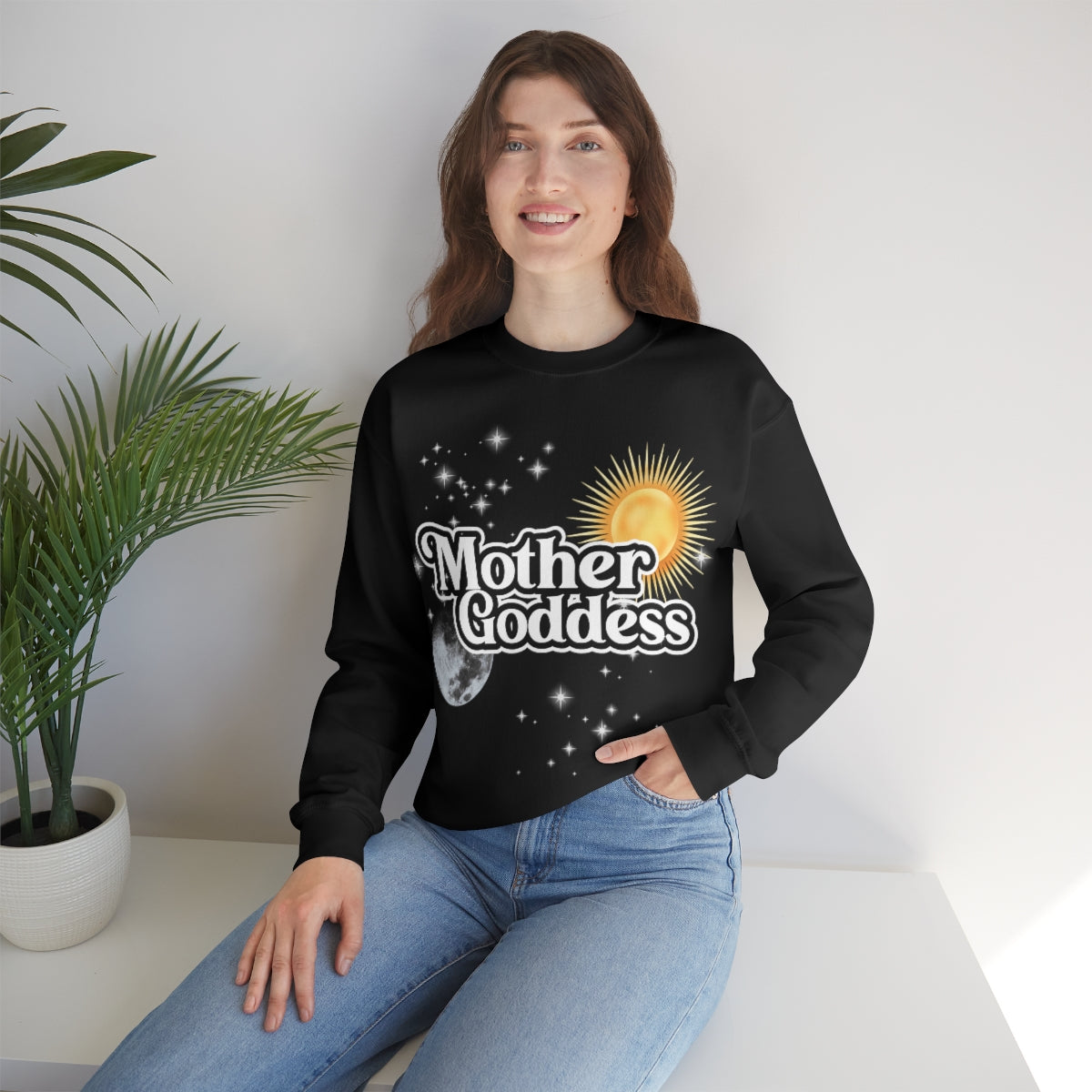 Mother Goddess Crewneck Sweatshirt