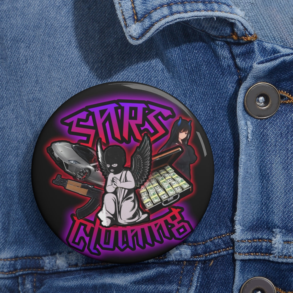 SNRS.Clo Pin Buttons