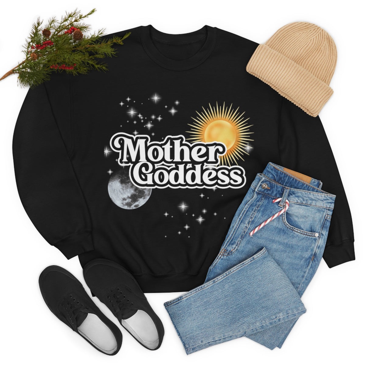 Mother Goddess Crewneck Sweatshirt